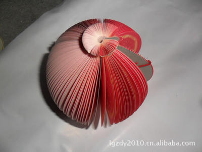 廠家直銷紙質(zhì)工藝品 10款水果大號(hào)便簽紙系列之蘋果便簽本，婚慶禮品新選擇